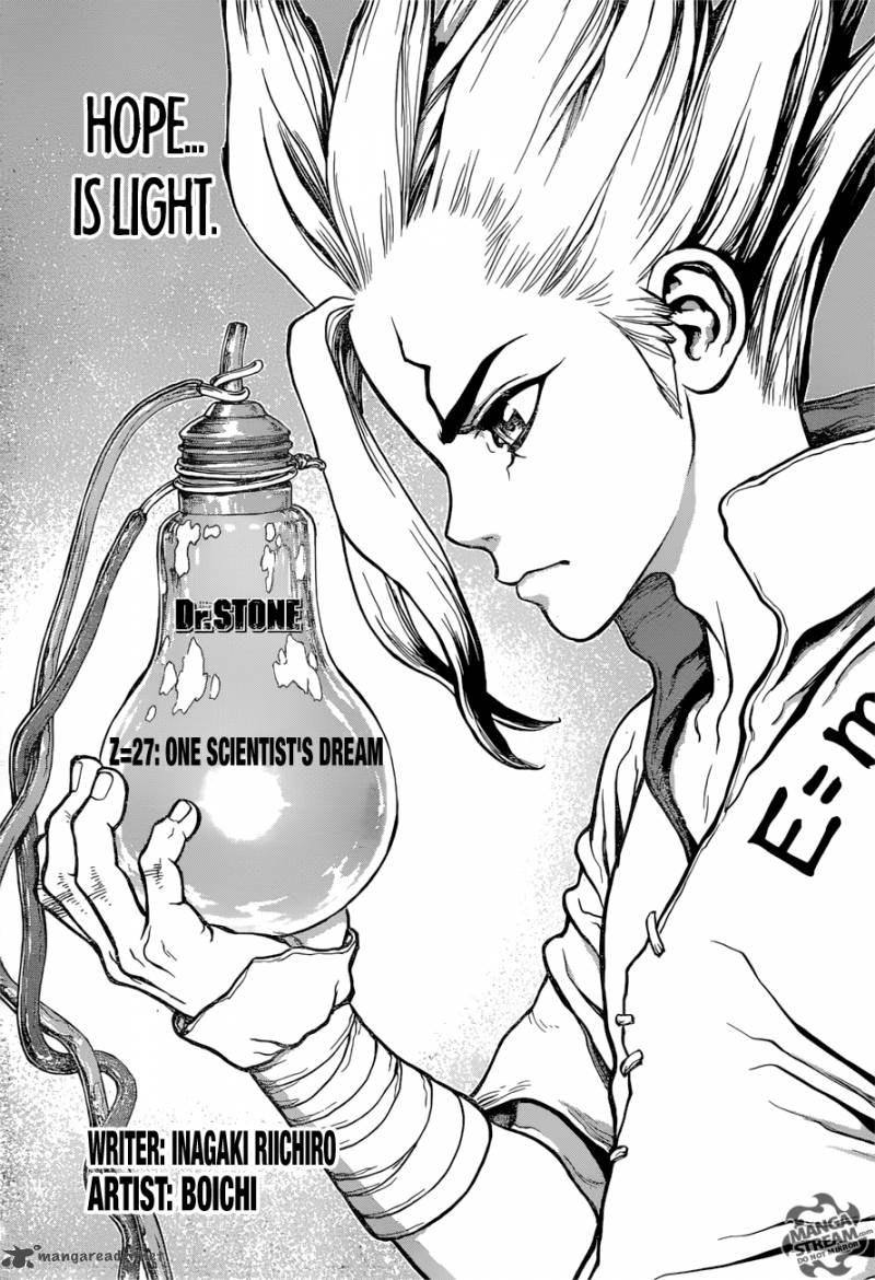 Dr Stone Chapter 27 Page 2