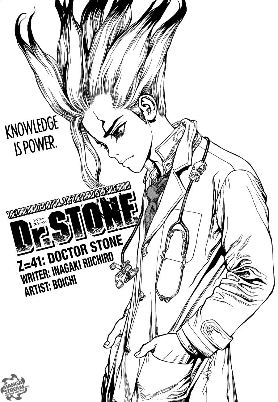 Dr Stone Chapter 41 Page 1