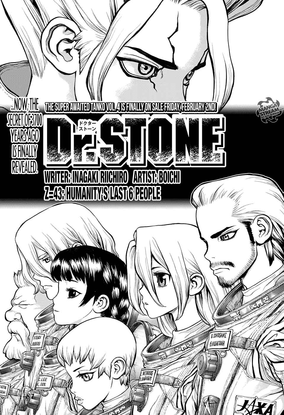 Dr Stone Chapter 43 Page 1
