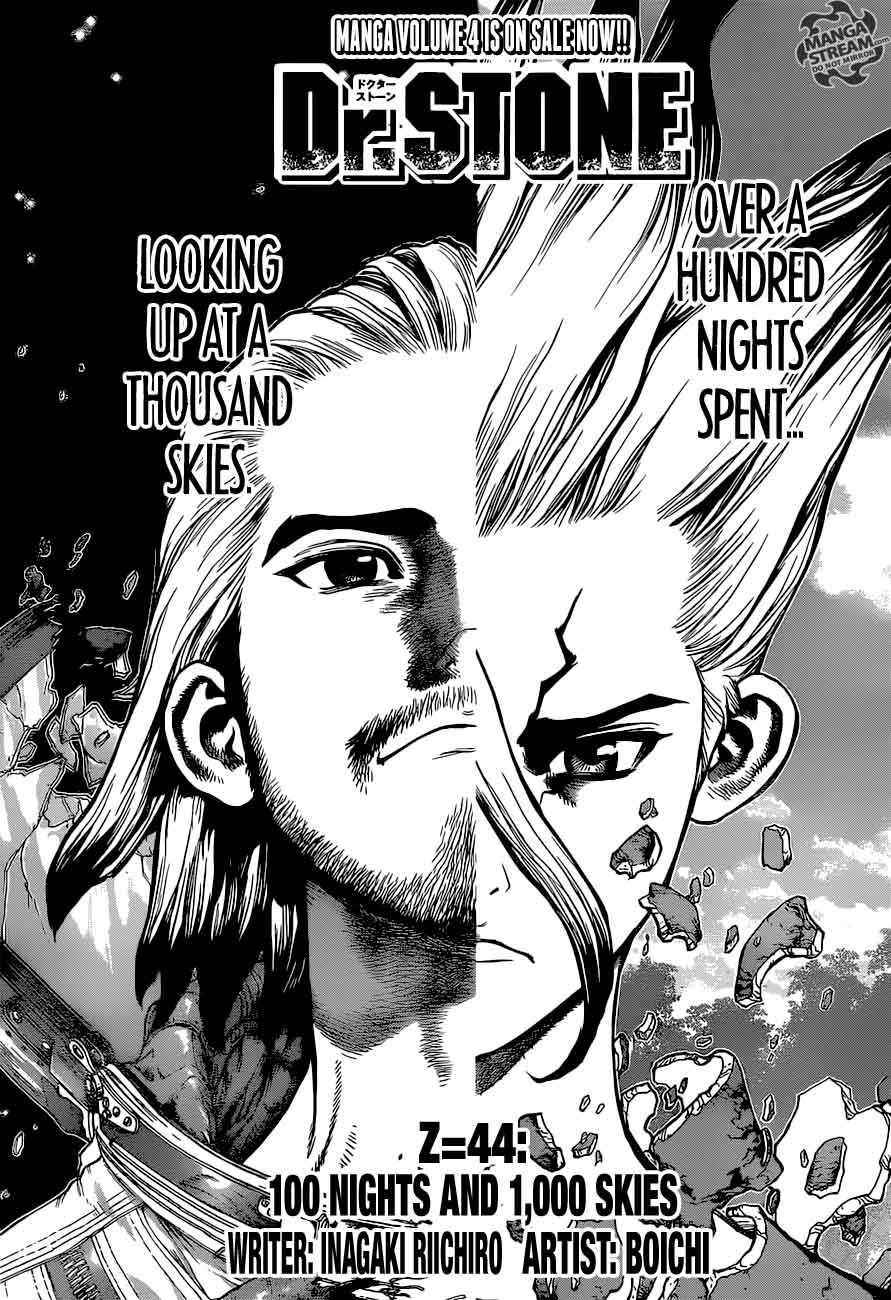Dr Stone Chapter 44 Page 1