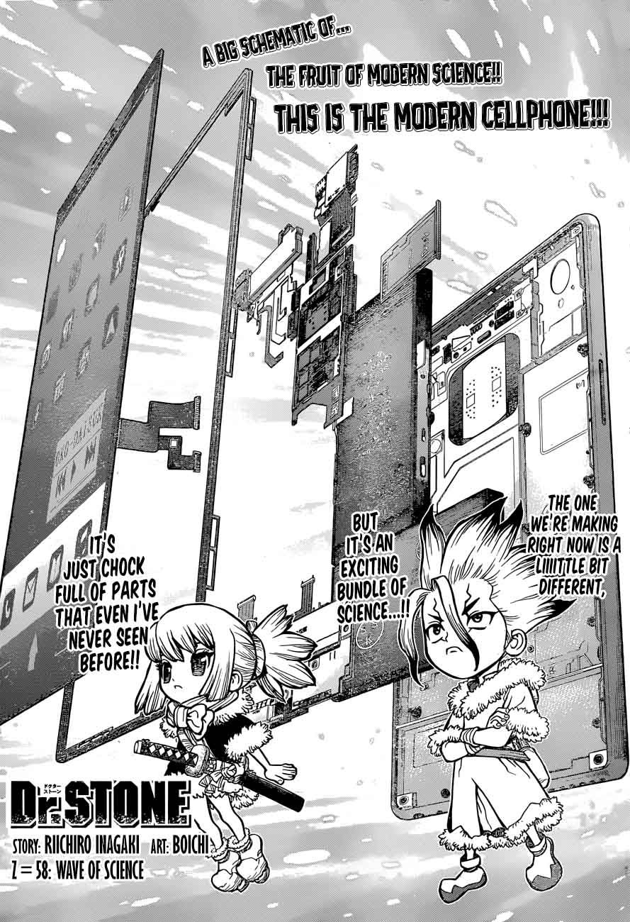 Dr Stone Chapter 58 Page 1
