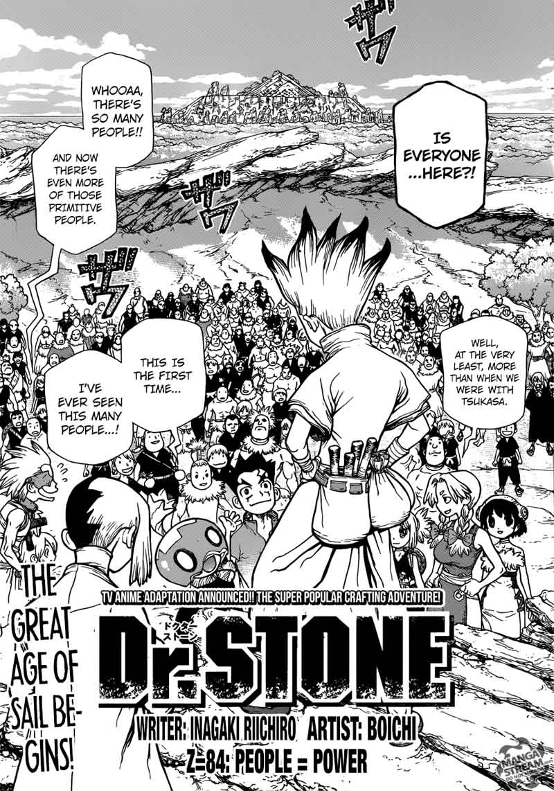 Dr Stone Chapter 84 Page 1