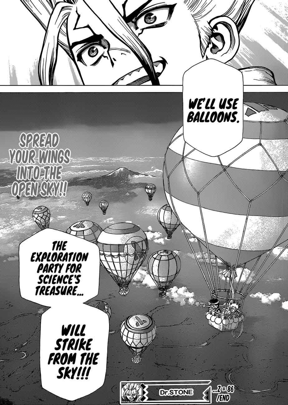 Dr Stone Chapter 86 Page 17