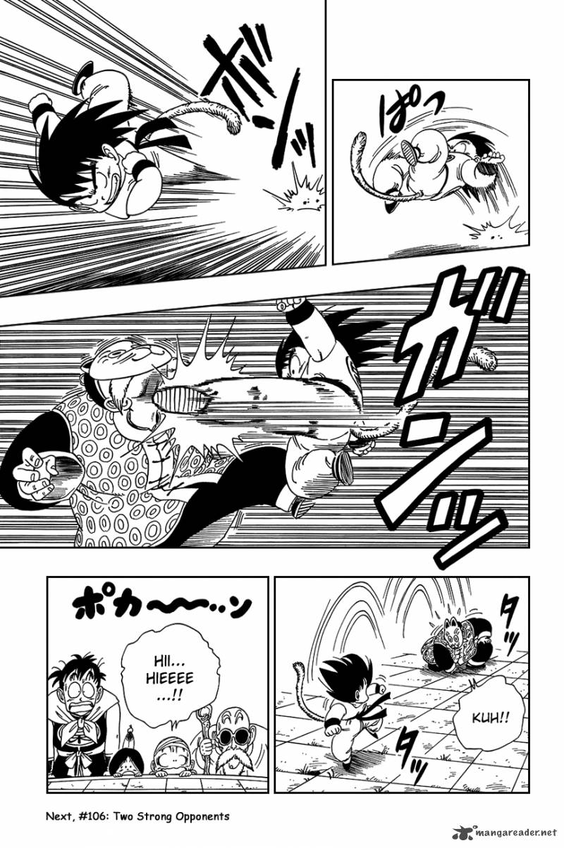 Dragon Ball Chapter 105 Page 20