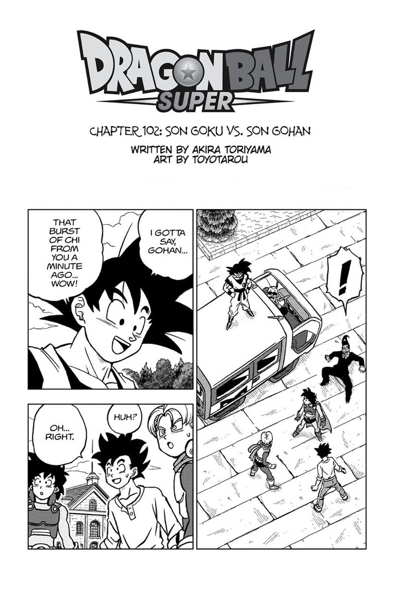 Dragon Ball Super Chapter 102 Page 1
