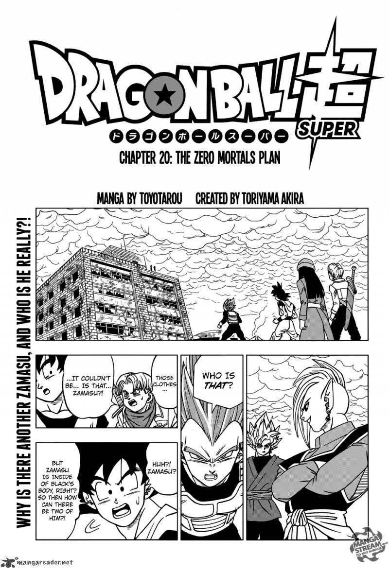 Dragon Ball Super Chapter 20 Page 1