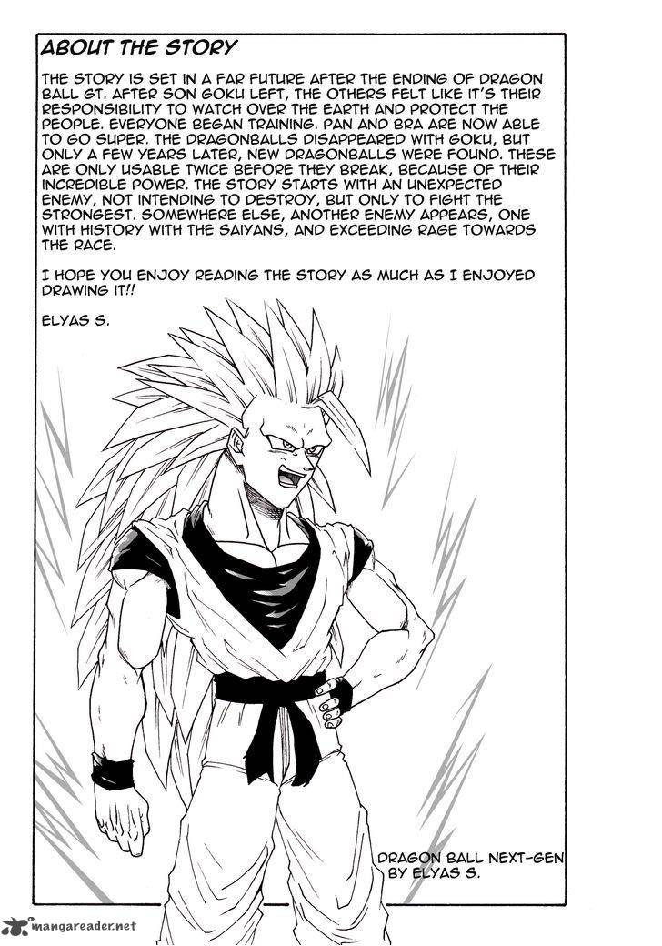 Dragonball Next Gen Chapter 1 Page 2