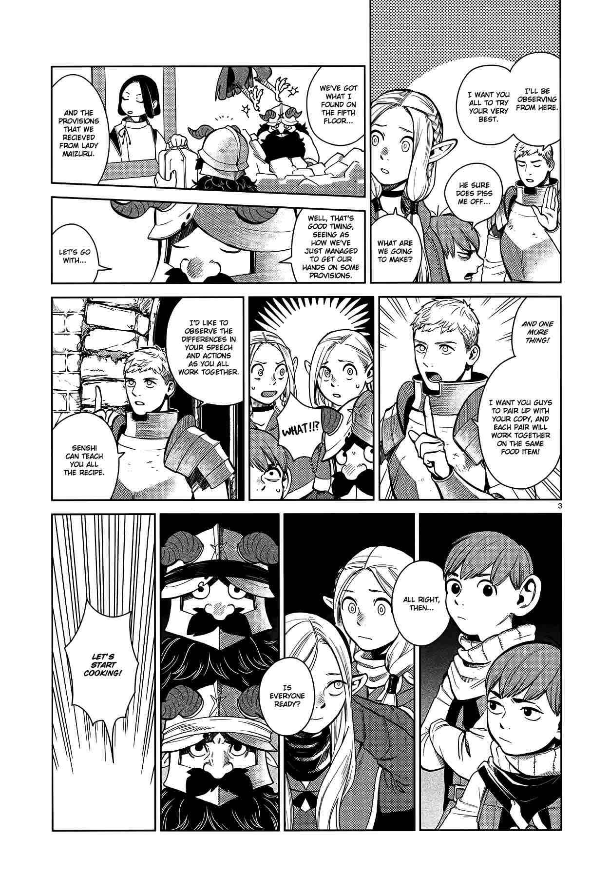 Dungeon Meshi Chapter 40 Page 3