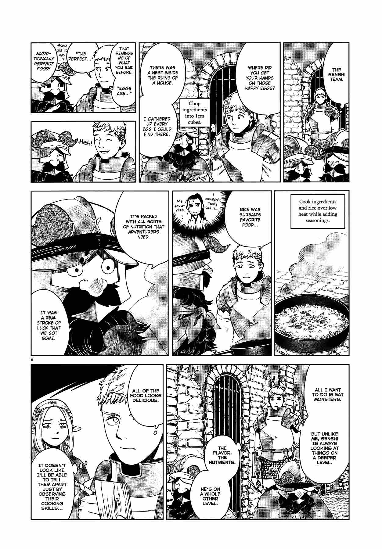 Dungeon Meshi Chapter 40 Page 8