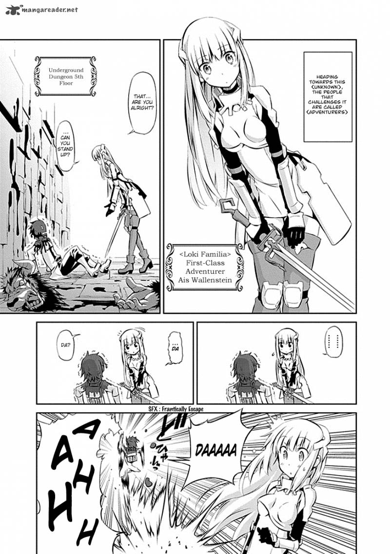 Dungeon Ni Deai Wo Motomeru No Wa Machigatte Iru Darou Ka Gaiden Sword Oratoria Chapter 1 Page 4