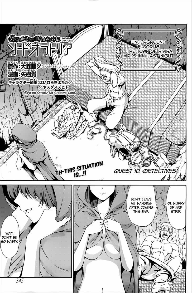 Dungeon Ni Deai Wo Motomeru No Wa Machigatte Iru Darou Ka Gaiden Sword Oratoria Chapter 10 Page 2