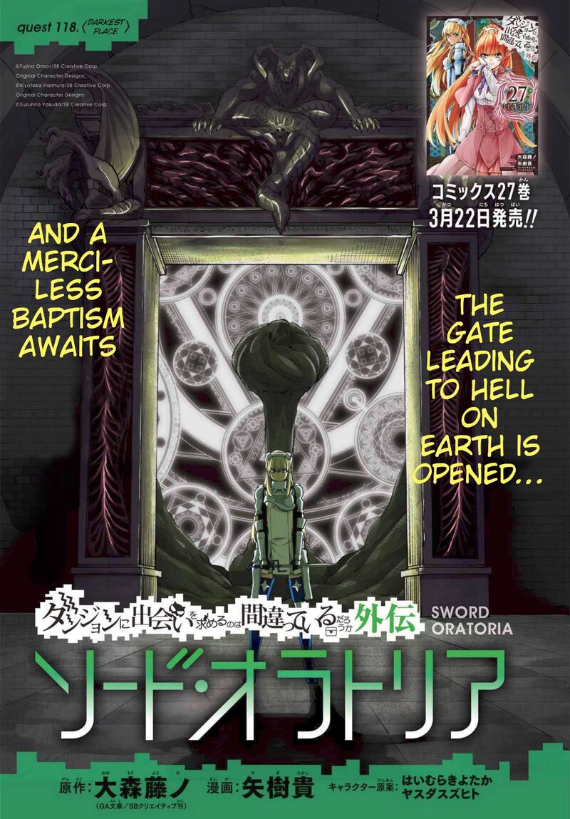 Dungeon Ni Deai Wo Motomeru No Wa Machigatte Iru Darou Ka Gaiden Sword Oratoria Chapter 118 Page 1