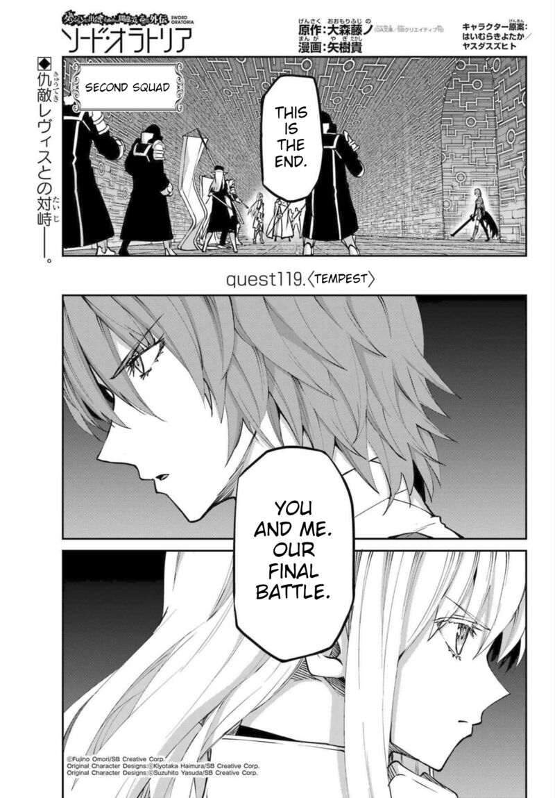 Dungeon Ni Deai Wo Motomeru No Wa Machigatte Iru Darou Ka Gaiden Sword Oratoria Chapter 119 Page 1