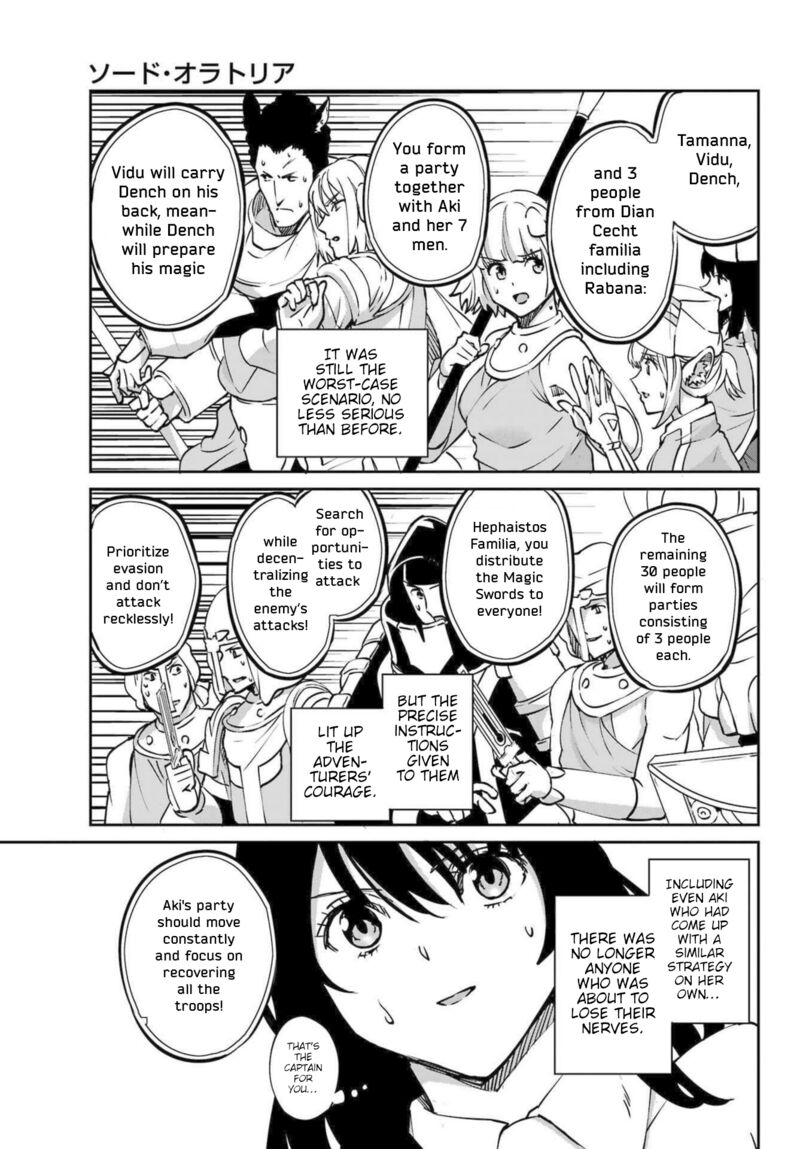 Dungeon Ni Deai Wo Motomeru No Wa Machigatte Iru Darou Ka Gaiden Sword Oratoria Chapter 119 Page 15