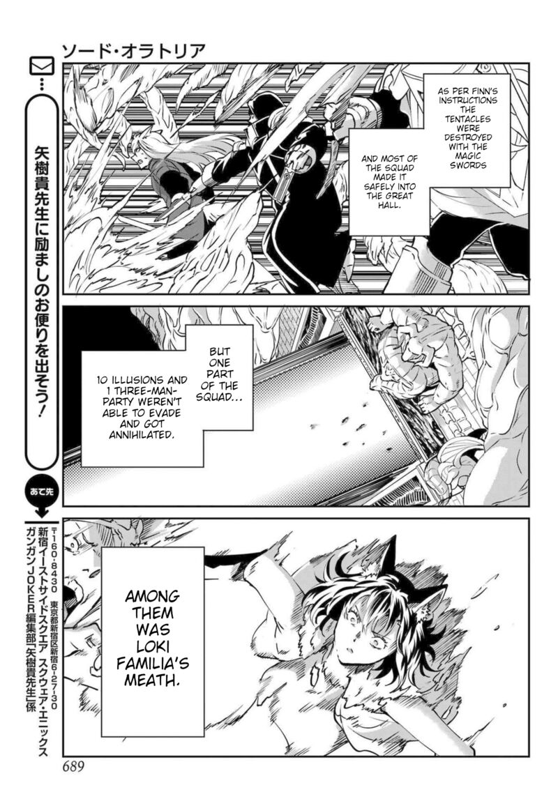 Dungeon Ni Deai Wo Motomeru No Wa Machigatte Iru Darou Ka Gaiden Sword Oratoria Chapter 119 Page 22