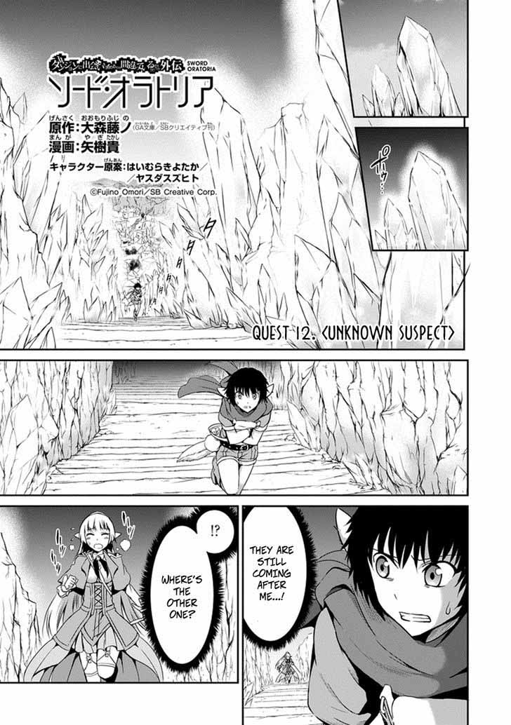 Dungeon Ni Deai Wo Motomeru No Wa Machigatte Iru Darou Ka Gaiden Sword Oratoria Chapter 12 Page 2