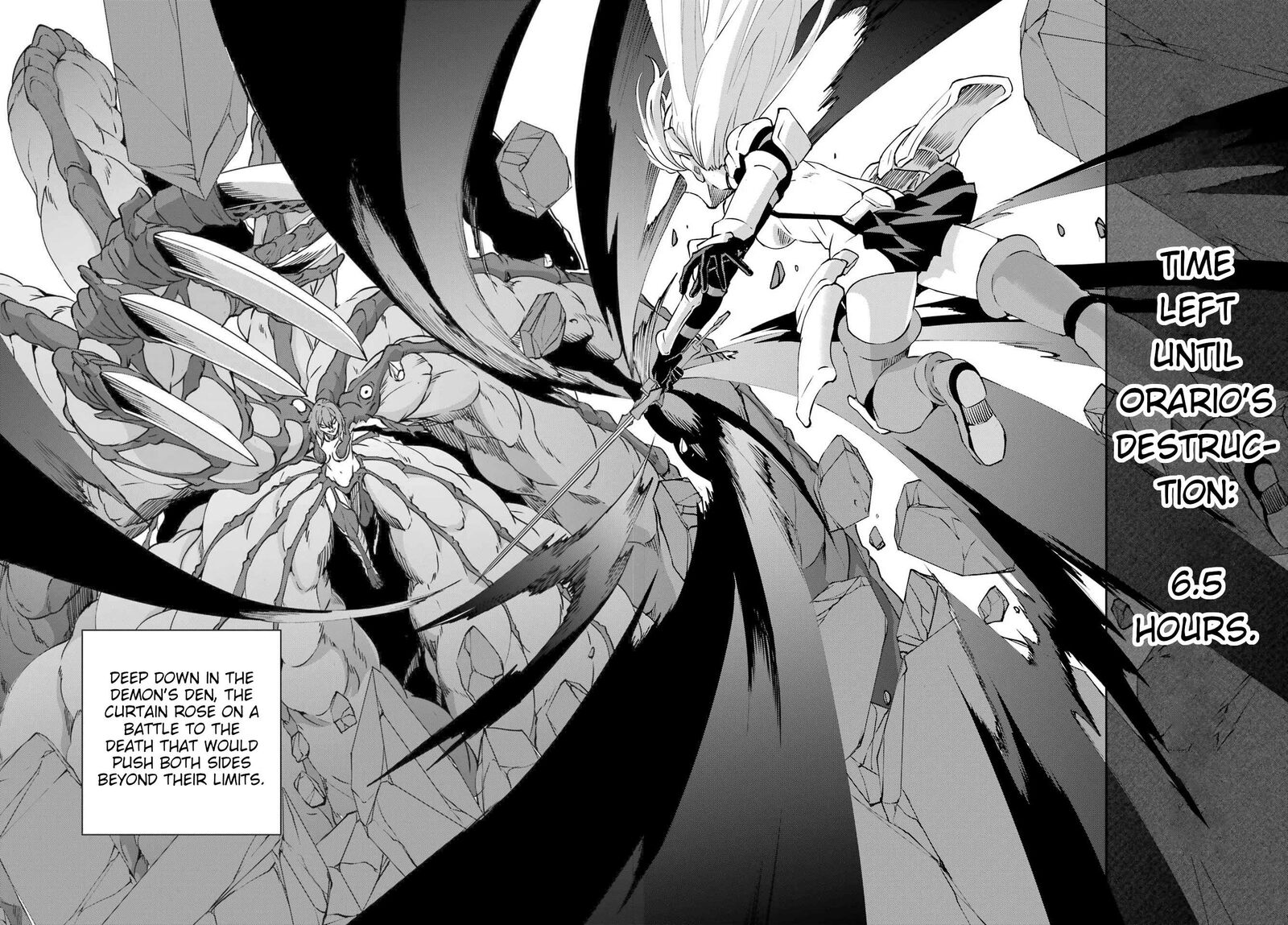 Dungeon Ni Deai Wo Motomeru No Wa Machigatte Iru Darou Ka Gaiden Sword Oratoria Chapter 120 Page 45