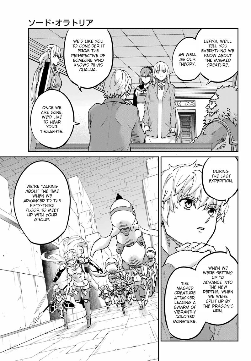 Dungeon Ni Deai Wo Motomeru No Wa Machigatte Iru Darou Ka Gaiden Sword Oratoria Chapter 122 Page 27