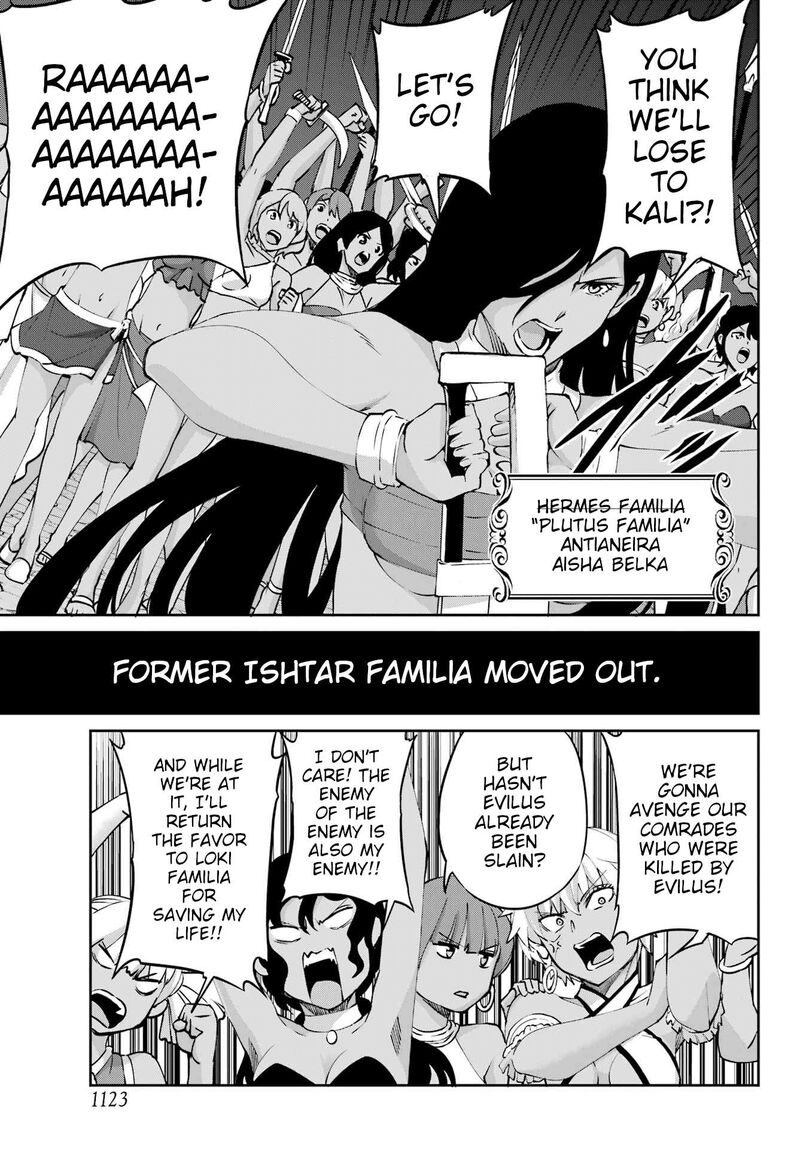 Dungeon Ni Deai Wo Motomeru No Wa Machigatte Iru Darou Ka Gaiden Sword Oratoria Chapter 128 Page 43