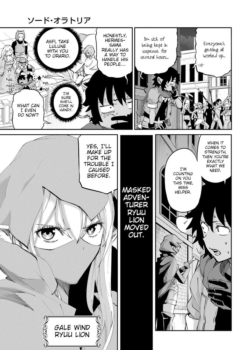 Dungeon Ni Deai Wo Motomeru No Wa Machigatte Iru Darou Ka Gaiden Sword Oratoria Chapter 128 Page 45