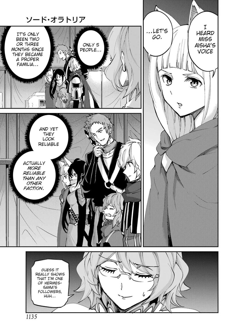 Dungeon Ni Deai Wo Motomeru No Wa Machigatte Iru Darou Ka Gaiden Sword Oratoria Chapter 128 Page 55