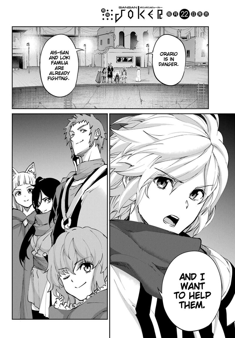 Dungeon Ni Deai Wo Motomeru No Wa Machigatte Iru Darou Ka Gaiden Sword Oratoria Chapter 128 Page 56