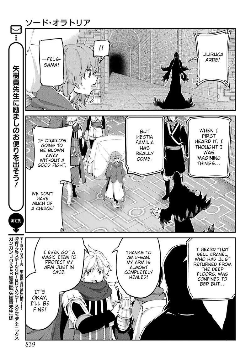 Dungeon Ni Deai Wo Motomeru No Wa Machigatte Iru Darou Ka Gaiden Sword Oratoria Chapter 130 Page 3