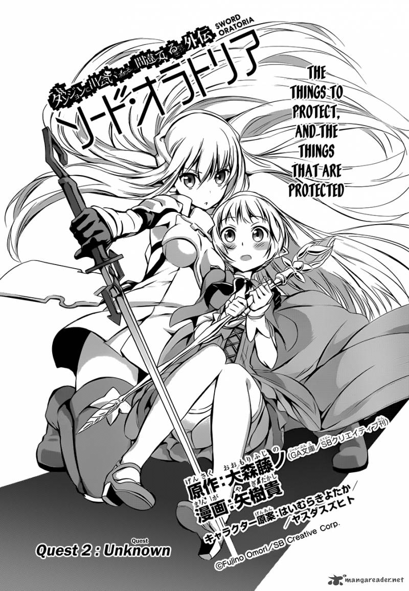 Dungeon Ni Deai Wo Motomeru No Wa Machigatte Iru Darou Ka Gaiden Sword Oratoria Chapter 2 Page 1