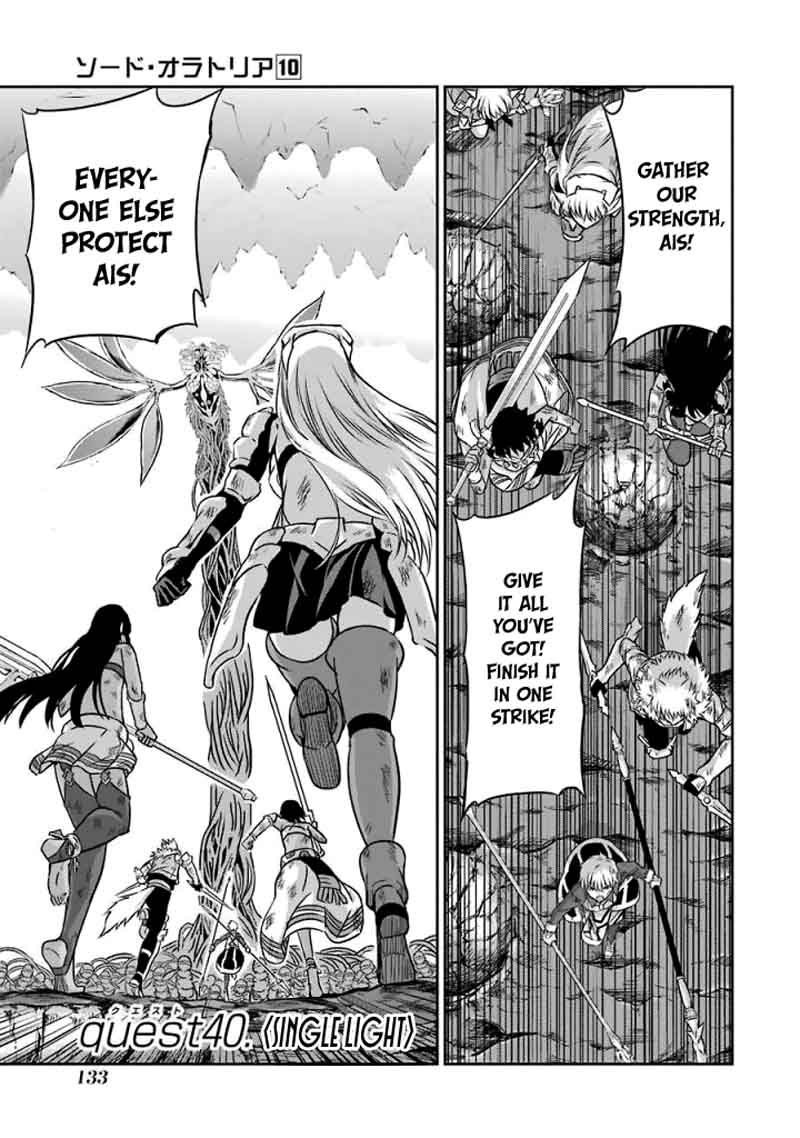 Dungeon Ni Deai Wo Motomeru No Wa Machigatte Iru Darou Ka Gaiden Sword Oratoria Chapter 40 Page 1