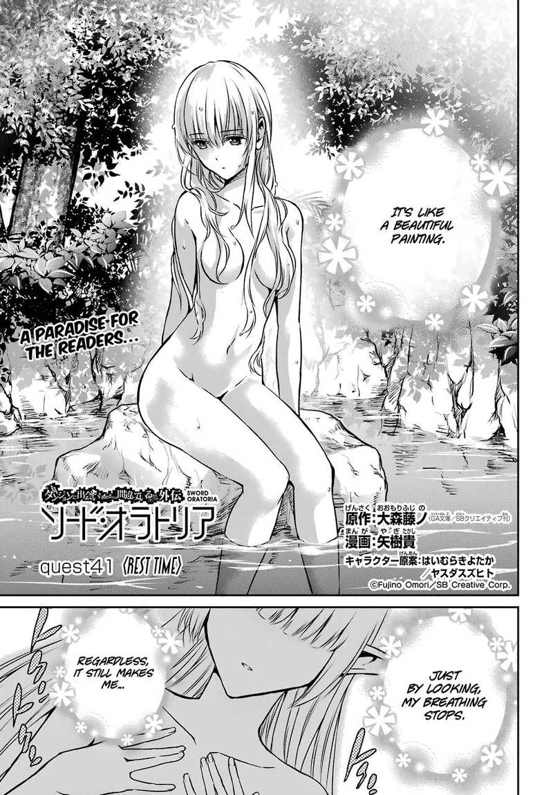 Dungeon Ni Deai Wo Motomeru No Wa Machigatte Iru Darou Ka Gaiden Sword Oratoria Chapter 41 Page 2