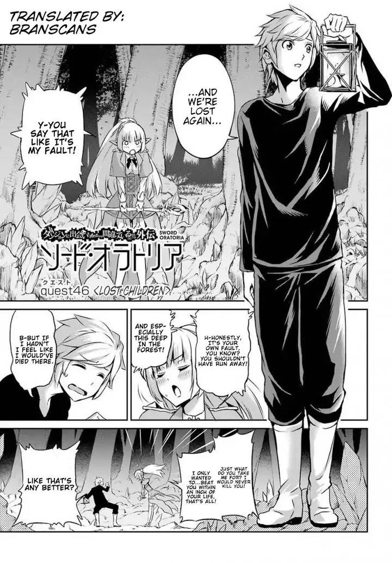 Dungeon Ni Deai Wo Motomeru No Wa Machigatte Iru Darou Ka Gaiden Sword Oratoria Chapter 46 Page 1