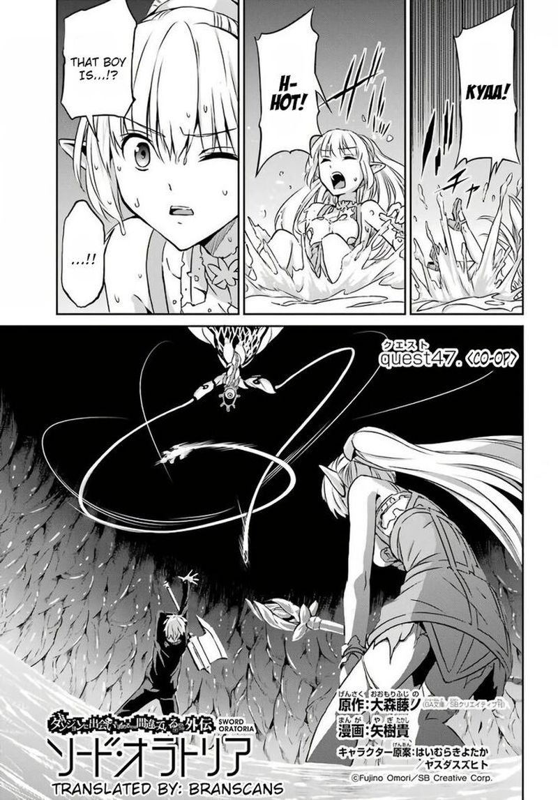 Dungeon Ni Deai Wo Motomeru No Wa Machigatte Iru Darou Ka Gaiden Sword Oratoria Chapter 47 Page 1