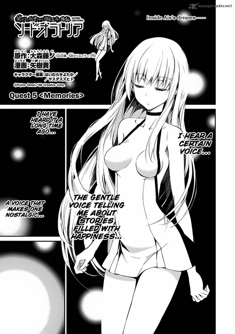 Dungeon Ni Deai Wo Motomeru No Wa Machigatte Iru Darou Ka Gaiden Sword Oratoria Chapter 5 Page 1