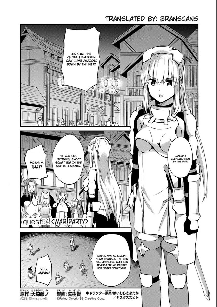 Dungeon Ni Deai Wo Motomeru No Wa Machigatte Iru Darou Ka Gaiden Sword Oratoria Chapter 54 Page 1