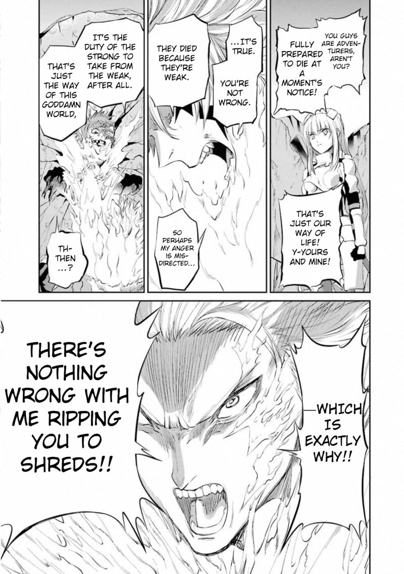 Dungeon Ni Deai Wo Motomeru No Wa Machigatte Iru Darou Ka Gaiden Sword Oratoria Chapter 76 Page 40