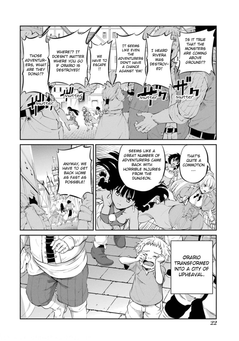 Dungeon Ni Deai Wo Motomeru No Wa Machigatte Iru Darou Ka Gaiden Sword Oratoria Chapter 79 Page 22