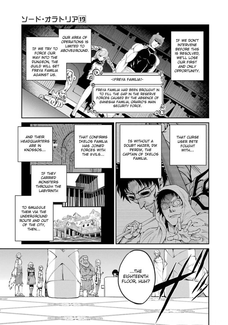 Dungeon Ni Deai Wo Motomeru No Wa Machigatte Iru Darou Ka Gaiden Sword Oratoria Chapter 79 Page 34