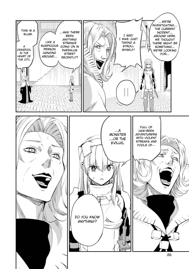 Dungeon Ni Deai Wo Motomeru No Wa Machigatte Iru Darou Ka Gaiden Sword Oratoria Chapter 79 Page 44