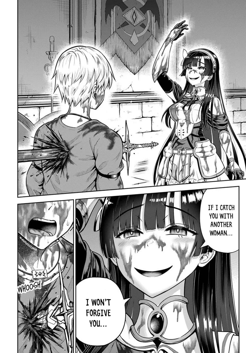 Dungeon Ni Hisomu Yandere Na Kanojo Ni Ore Wa Nando Mo Korosareru Chapter 13a Page 8
