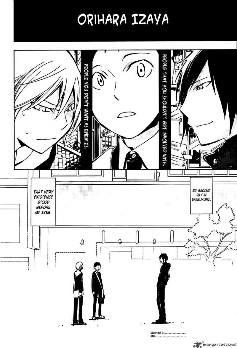 Durarara Chapter 3 Page 30