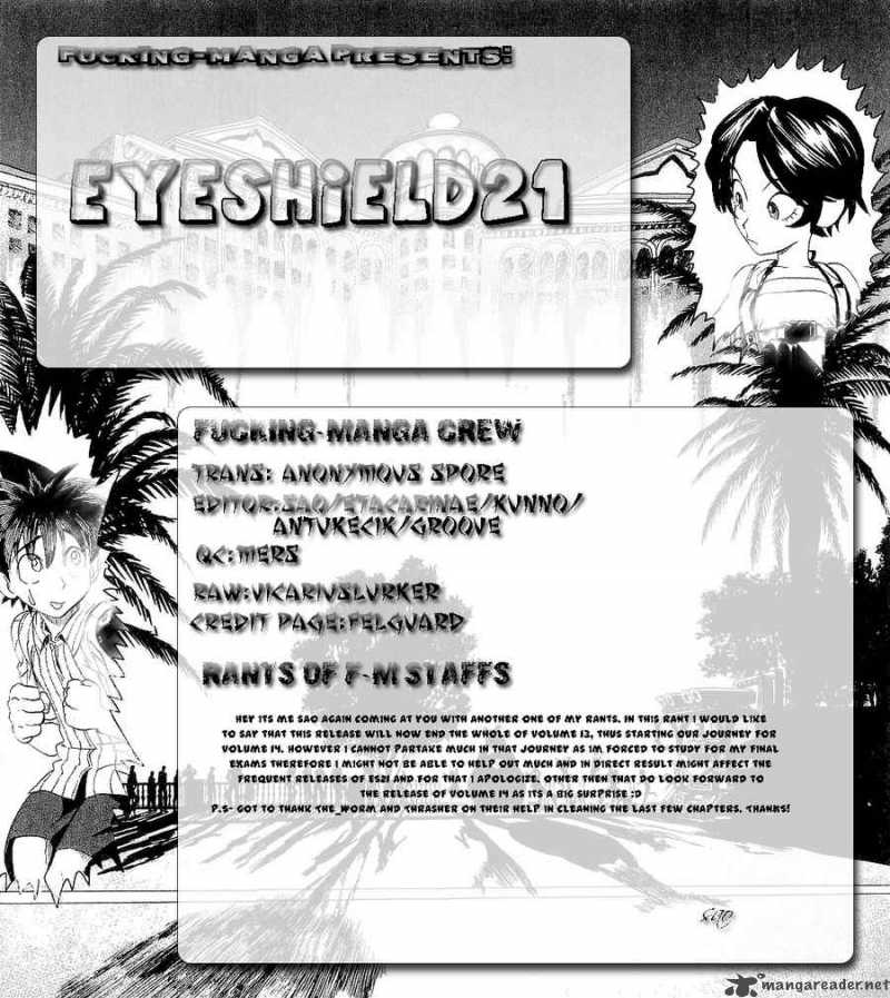 Eyeshield 21 Chapter 113 Page 1