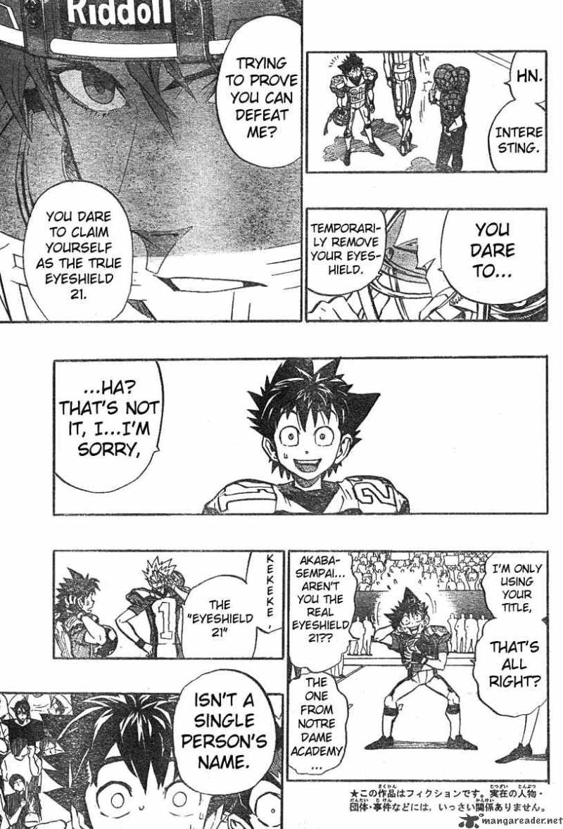 Eyeshield 21 Chapter 163 Page 3