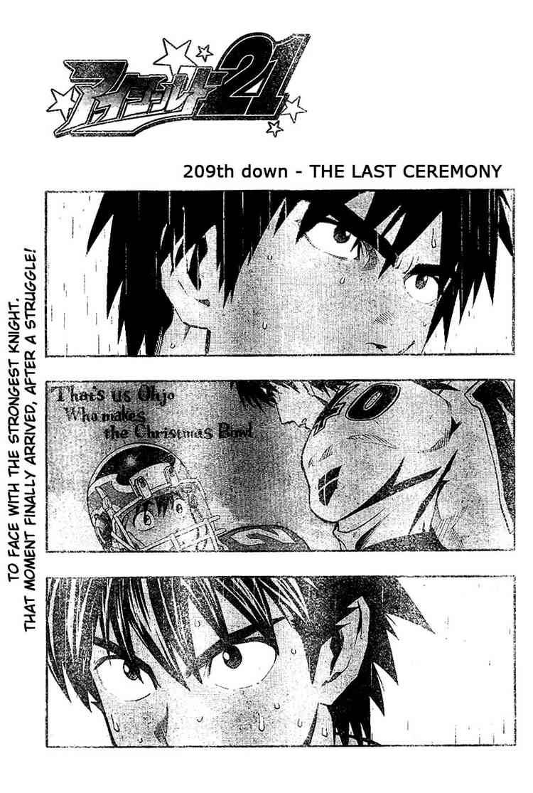 Eyeshield 21 Chapter 209 Page 1