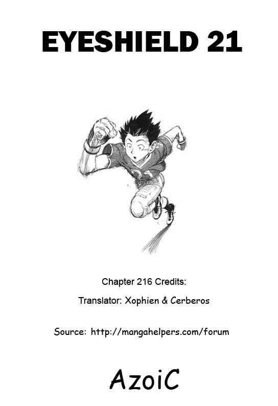Eyeshield 21 Chapter 216 Page 20