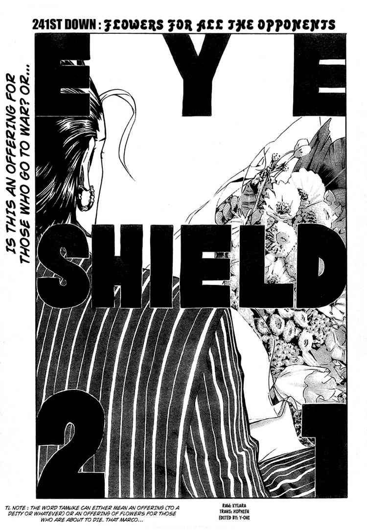 Eyeshield 21 Chapter 241 Page 1