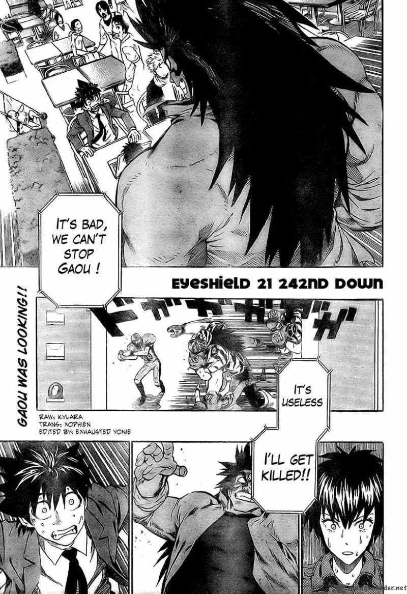 Eyeshield 21 Chapter 242 Page 1