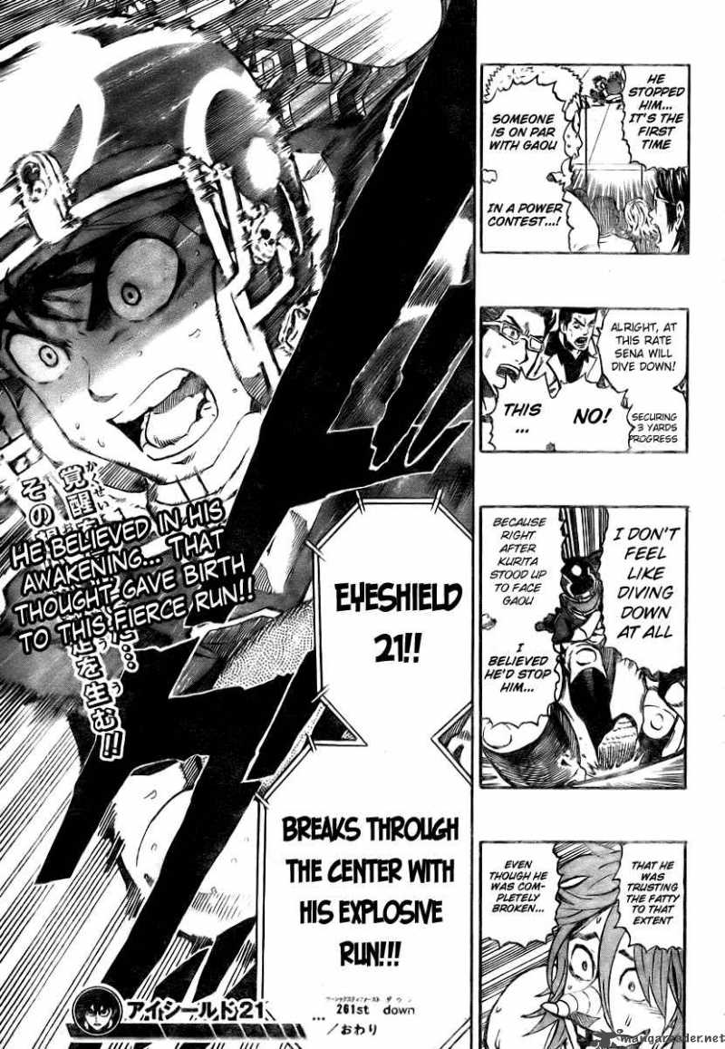 Eyeshield 21 Chapter 261 Page 17
