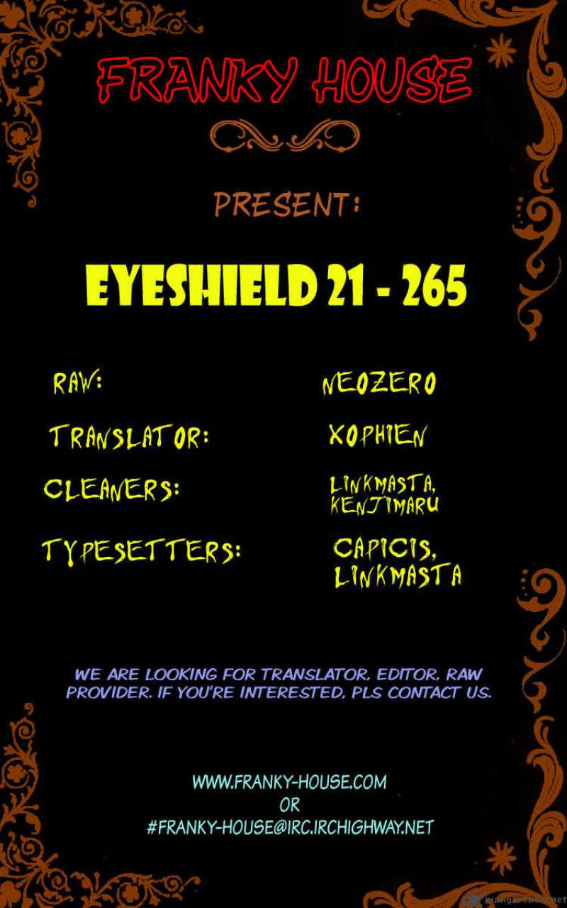 Eyeshield 21 Chapter 265 Page 20