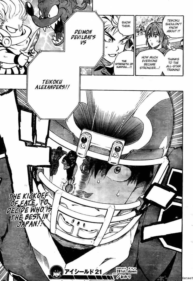 Eyeshield 21 Chapter 281 Page 18