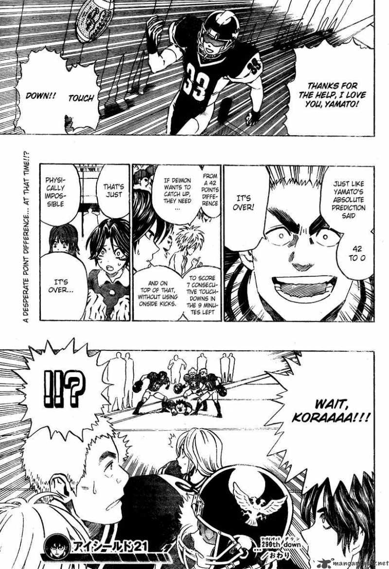 Eyeshield 21 Chapter 290 Page 19